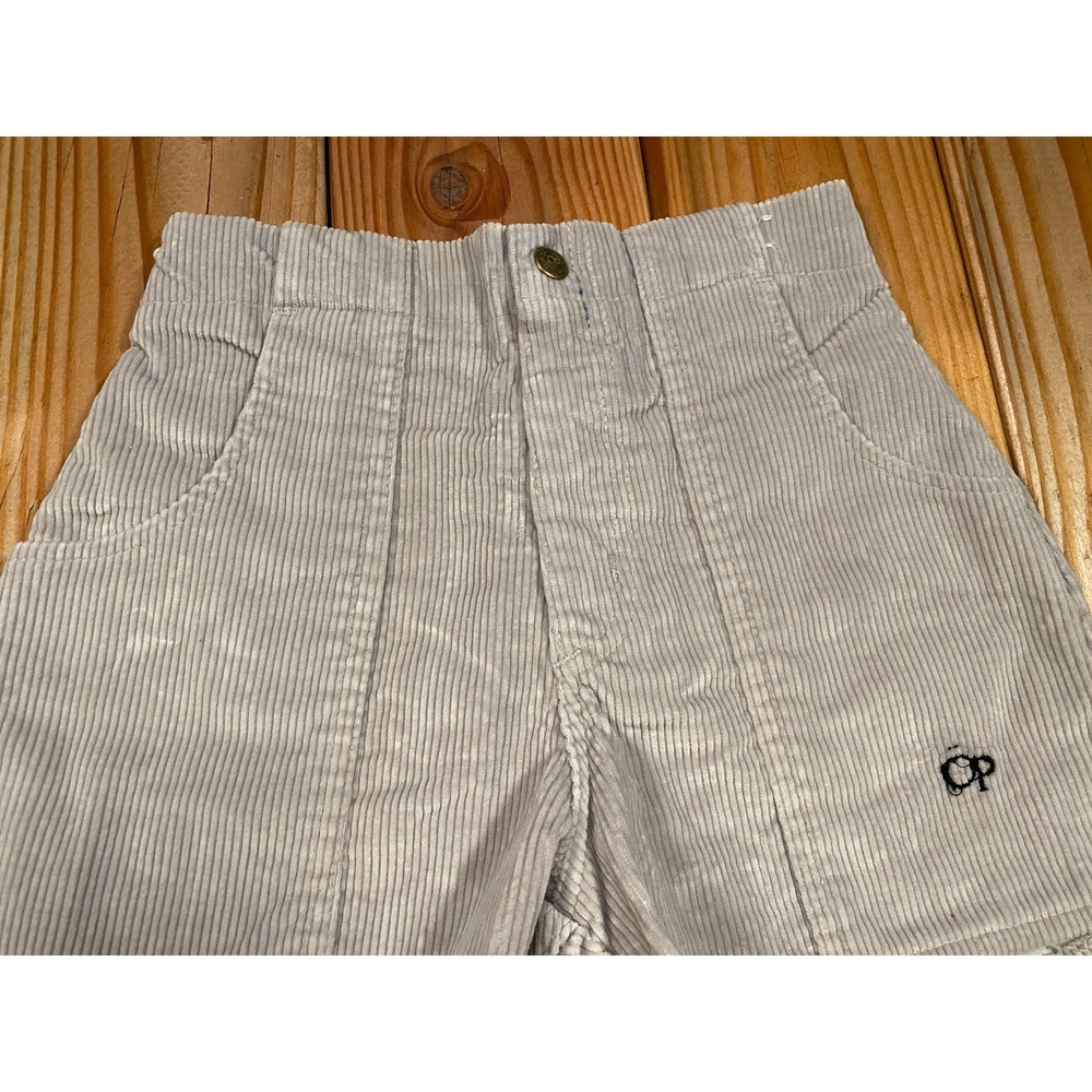 Vintage 1980s Ocean Pacific Corduroy Shorts | XXS High-Waisted Surf Skate Style - Picture 5 of 10